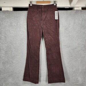 BDG Urban Outfitters Corduroy‎ Flare Pants High Waist Brown Size 2 NWT
